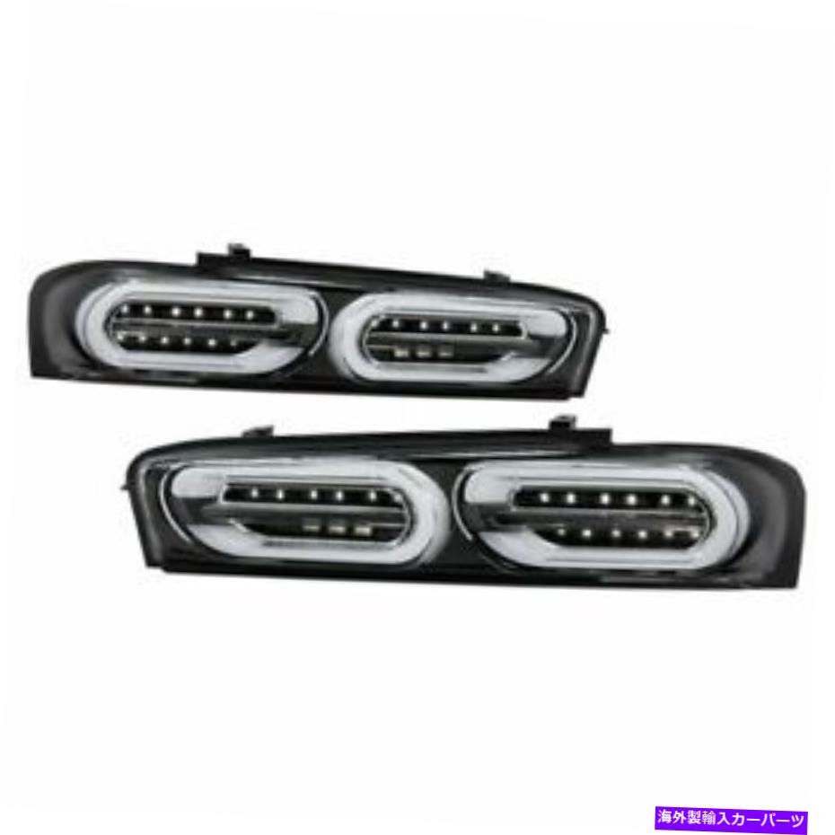 USテールライト Spyder 5087218 LEDテールライトブラック16-18シボレーカマロ工場ハロゲン新品 Spyder 5087218 LED Tail Lights Black For 16-18 Chevy Camaro Factory Halogen NEW【並行輸入品】
