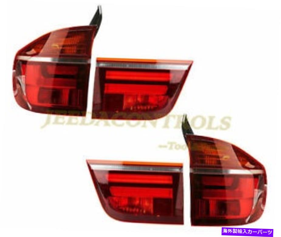 USテールライト 内+外側テールライトリアランプフルセットFits BMW x5 E70 LCI 2010- Inner + Outer Tail Lights Rear Lamps Full SET Fits BMW X5 E70 LCI 2010-【並行輸入品】｜Us Custom Parts Shop USDM