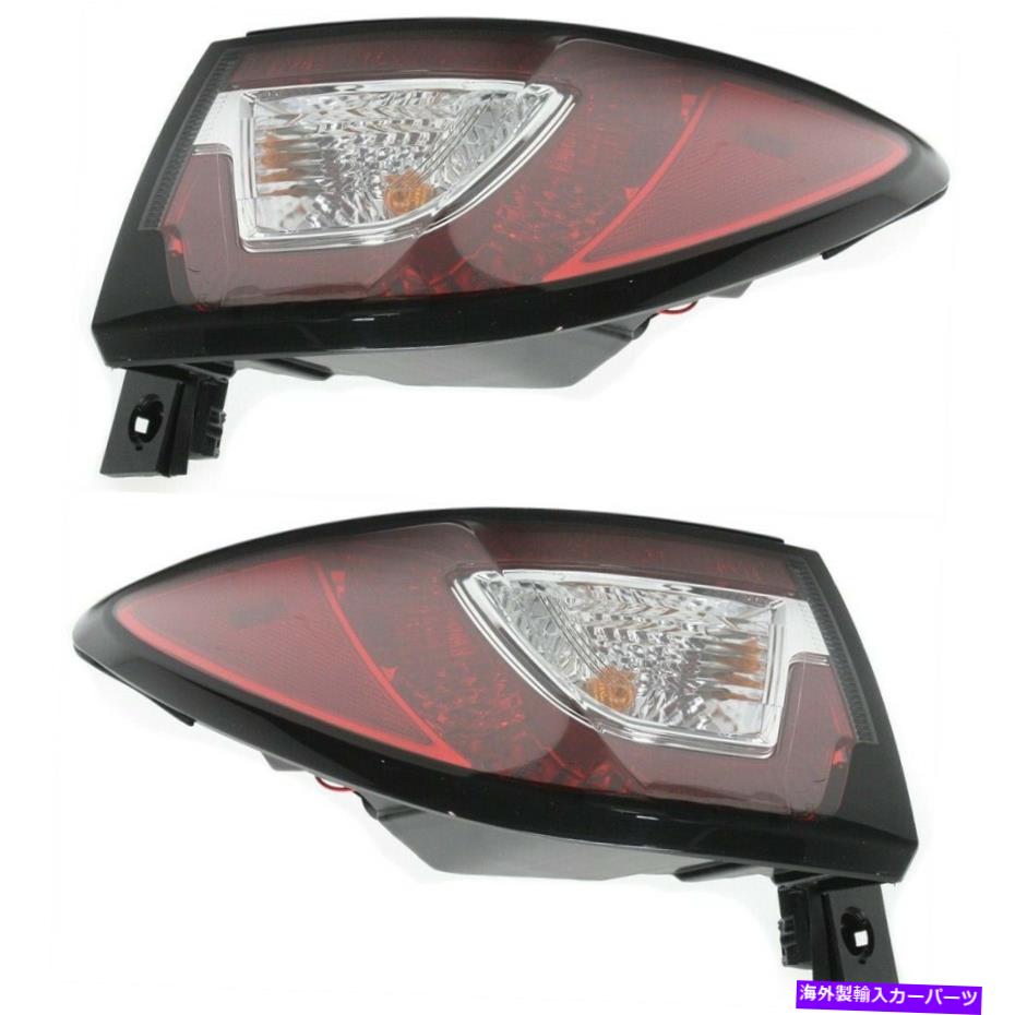 USテールライト 2013年から2017年のテールライトシボレートラヴァースドライバーと助手席側アウター Tail Light For 2013-2017 Chevrolet Traverse Driver and Passenger Side Outer【並行輸入品】