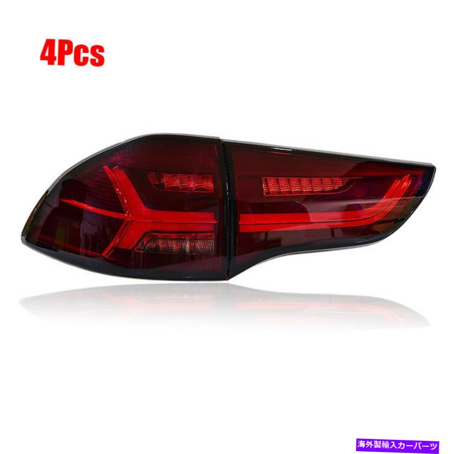 USテールライト 三菱パジェロスポーツ用LEDブレーキリバースライトターンインジケーターDRLテールランプ LED Brake Reverse Light Turn Indicator DRL Tail Lamp For Mitsubishi Pajero Sport【並行輸入品】