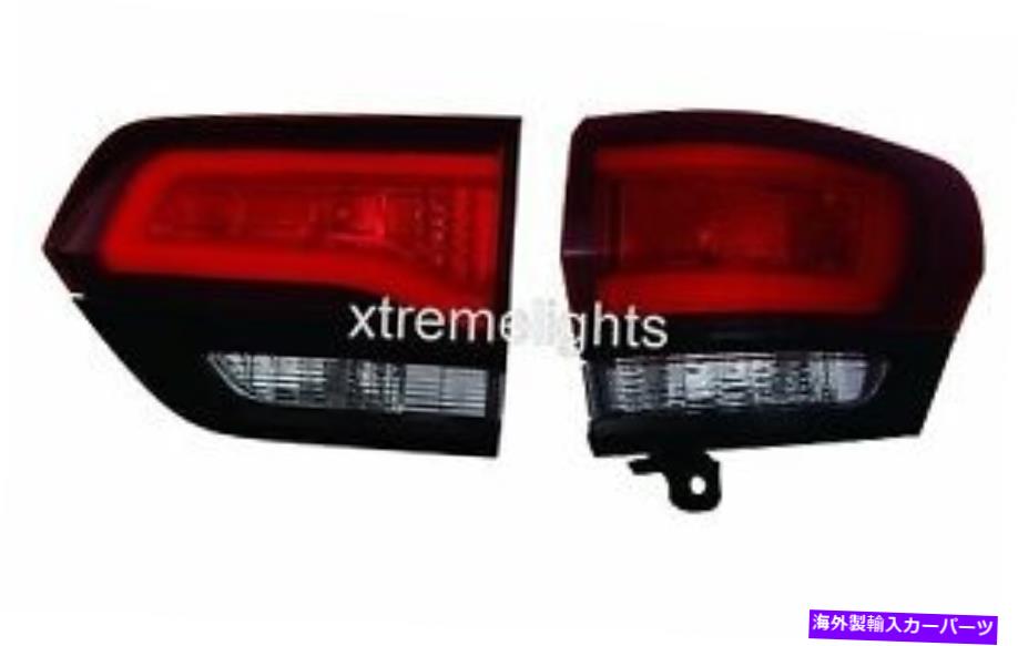USテールライト ジープグランドチェロキー2014 2015 SRT右乗客の内側のテールライト FITS JEEP GRAND CHEROKEE 2014 2015 SRT RIGHT PASSENGER INNER OUTER TAIL LIGHT【並行輸入品】｜Us Custom Parts Shop USDM