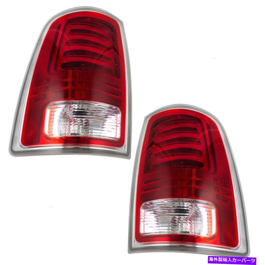 USテールライト 13-18 RAMトラックLEDセットクロームトリム68093079AC 68093079ACのペアテールライト Pair Tail Lights for 13-18 RAM Truck LED Set Chrome Trim 68093079AC 68093079AC【並行輸入品】｜Us Custom Parts Shop USDM