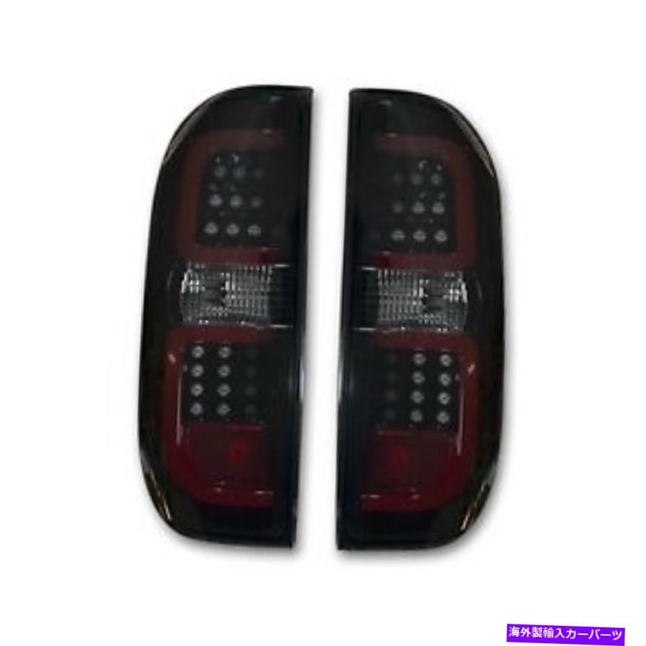 USテールライト 14-17トヨタツンドラブラック/スモークファイバーLEDテールライト264288BKのレコン Recon For 14-17 Toyota Tundra Black/Smoke Fiber Optic LED Tail Lights 264288BK【並行輸入品】