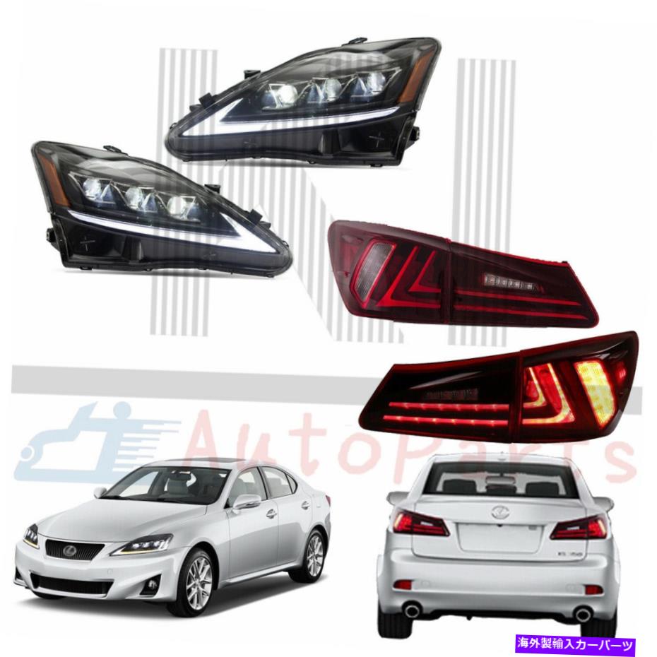 USテールライト LEXUS IS250 IS350のペアはF2006-2012 LEDヘッドライト＆テールライトアセンブリです。 Pair For Lexus IS250 IS350 IS F 2006-2012 LED Headlights & Tail Lights Assembly【並行輸入品】｜Us Custom Parts Shop USDM