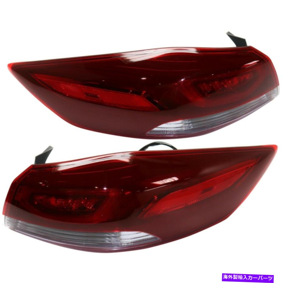USテールライト 2つのテールライトランプのペアセットHY2804141、HY2805141 Pair Set of 2 Tail Lights Lamps Left-and-Right Outside HY2804141, HY2805141【並行輸入品】