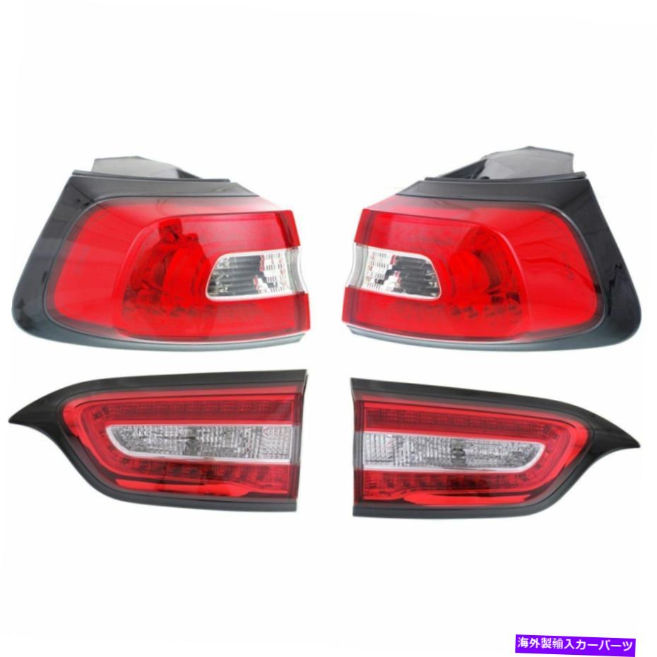 USテールライト 新しいテールライト後部LH＆RHフィット2014-2017ジープチェロキー68330344AA 68330345AA NEW TAIL LIGHTS REAR LH & RH FITS 2014-2017 JEEP CHEROKEE 68330344AA 68330345AA【並行輸入品】｜Us Custom Parts Shop USDM