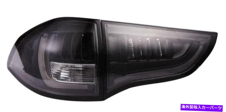 USテールライト L + R LEDブラックリアテールライトランプ三菱Pajero Montero Sport 09 11 12 14 L+R Led Black Rear Tail Lights Lamps Mitsubishi Pajero Montero Sport 09 11 12 14【並行輸入品】