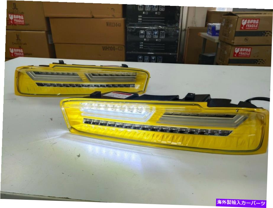 USテールライト カマロLEDバックランニングランプのための黄色いLEDのテールライト2016-2019年 Yellow LED Taillights 2016-2019 year For Camaro LED Back Running Turning Lamps【並行輸入品】