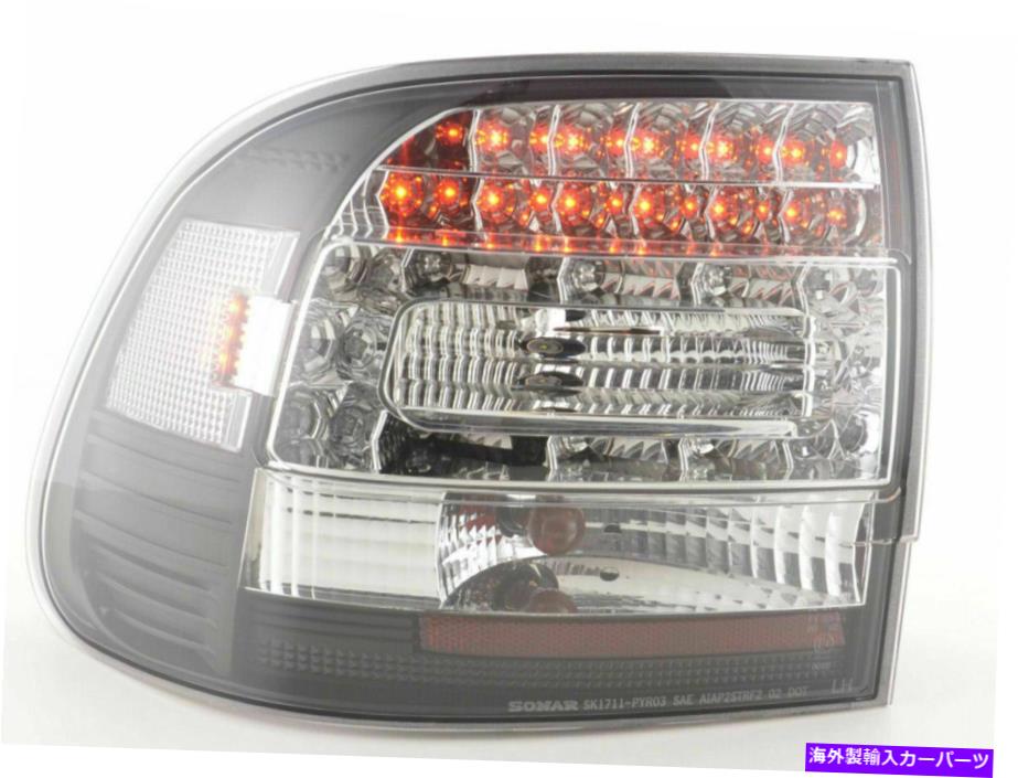 USテールライト Porsche Cayenne 955ブラックLEDテールライト2002-2006 PrefaceLiftモデル PORSCHE CAYENNE 955 BLACK LED TAIL LIGHTS 2002-2006 PREFACELIFT MODEL【並行輸入品】｜Us Custom Parts Shop USDM