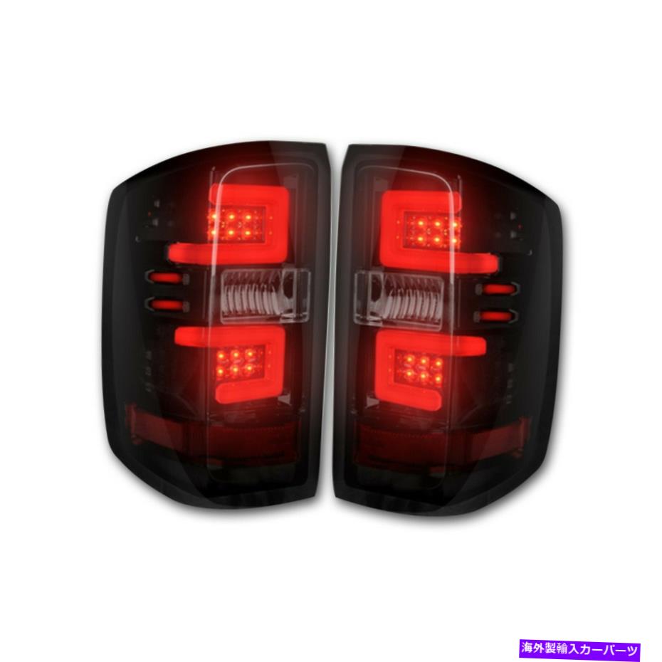 USテールライト Sierra Silverado 1500 2500 3500 2500 3500ブラック/スモークオプティカルLEDライト264297BK Recon For Sierra Silverado 1500 2500 3500 Black/Smoke Optic LED Lights 264297BK【並行輸入品】