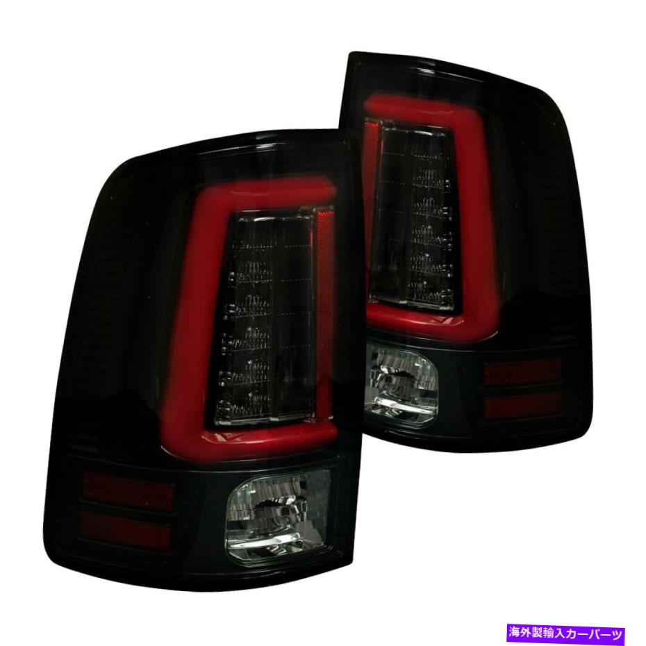 USテールライト RAM 3500 13-17 Recon Black / Skoke順次繊維光学LEDテールライト For Ram 3500 13-17 Recon Black/Smoke Sequential Fiber Optic LED Tail Lights【並行輸入品】|Us Custom Parts Shop USDM