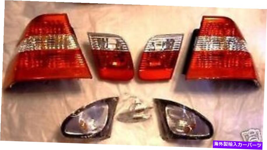 USテールライト BMW E46 3シリーズセダン2002-2005純正OEMヨーロッパクリアランプキット新品 BMW E46 3 Series Sedan 2002-2005 Genuine OEM European Clear Lamp KIT NEW【並行輸入品】