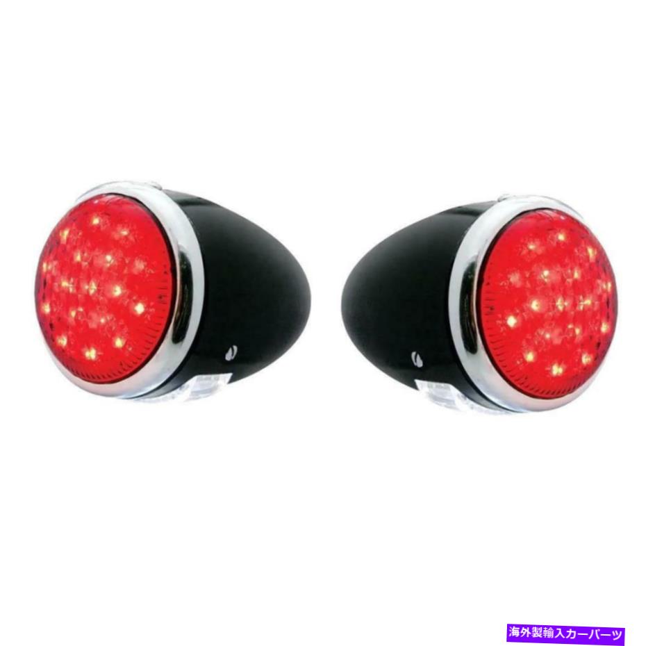 USテールライト 1937フォードLEDテールライトアセンブリ、LHとRHペア 1937 Ford LED Tail Light Assembly, LH and RH Pair【並行輸入品】