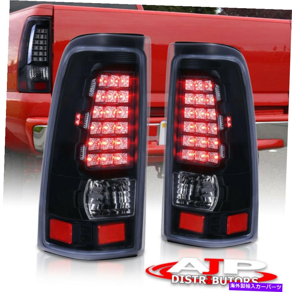 USテールライト ブラックLEDテールライトブレーキランプ左+右+右Silverado / Sierra Black LED Tail Lights Brake Lamps Left+Right For 1999-2006 Silverado / Sierra【並行輸入品】