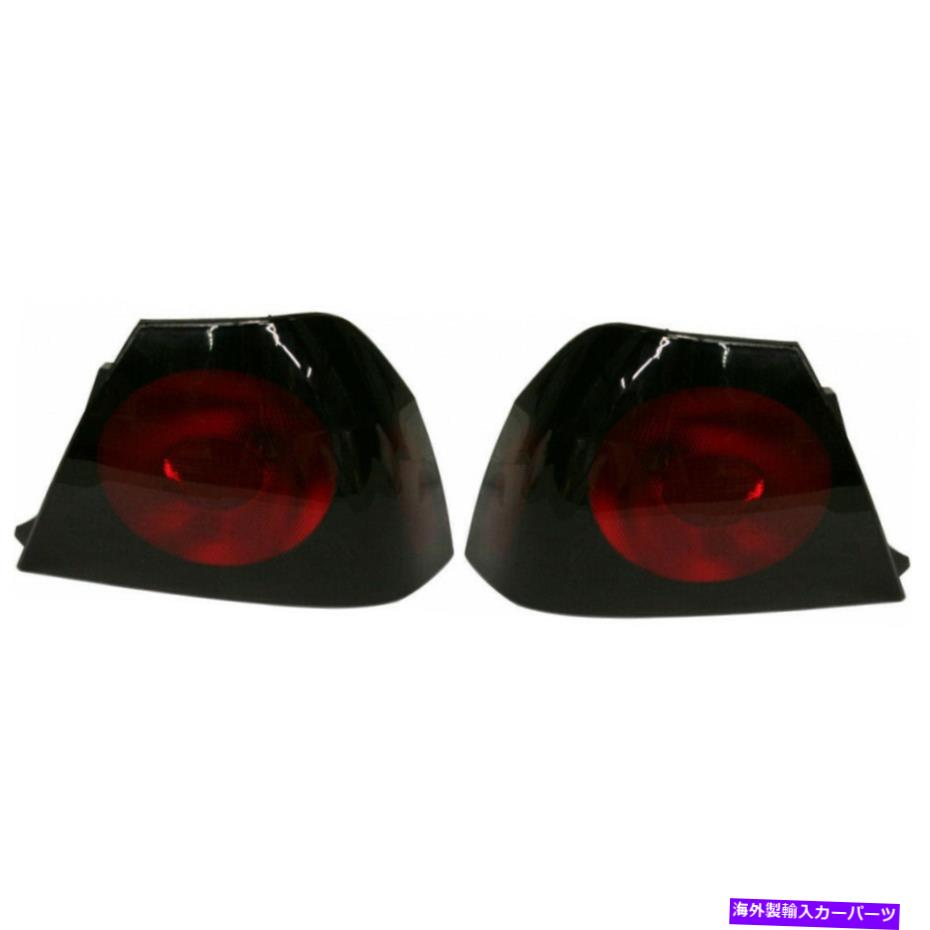USテールライト 2003-2005シビーインパラペアリアテールライトドライバーと乗客 Fits 2003-2005 Chevy Impala Pair Rear Tail Lights Driver and Passenger【並行輸入品】