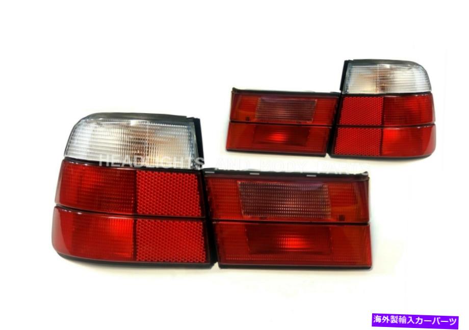 USテールライト テールランプ（ホワイト）セット、4個、ソケット付き、チューニング（セダン）BMW 5 E34 88- TAIL LAMPS(white) set, 4 pcs, With Socket, tuning (sedan) fits for BMW 5 E34 88-【並行輸入品】 40,385円