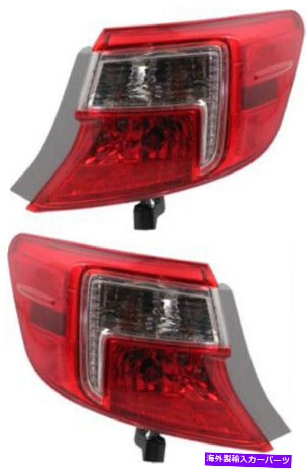 USテールライト 12-14トヨタカムリのためのドライバー＆旅客サイドテールライトテールランプ Driver & Passenger Side Tail Light Tail Lamp for 12-14 Toyota Camry【並行輸入品】