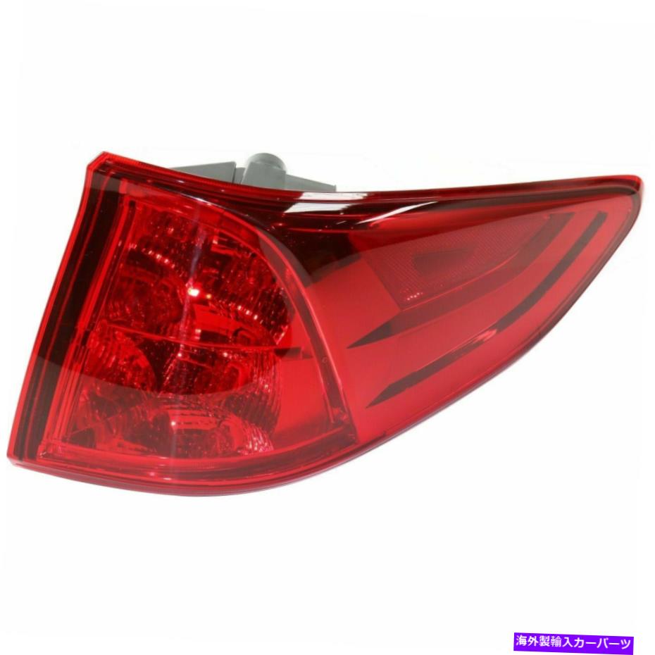 USテールライト RH右助手席テールランプライトアウター（ボディ）フィット2018 2020ホンダオデッセイ RH Right Passenger Tail Lamp light Outer (on Body) fits 2018 2020 Honda Odyssey【並行輸入品】