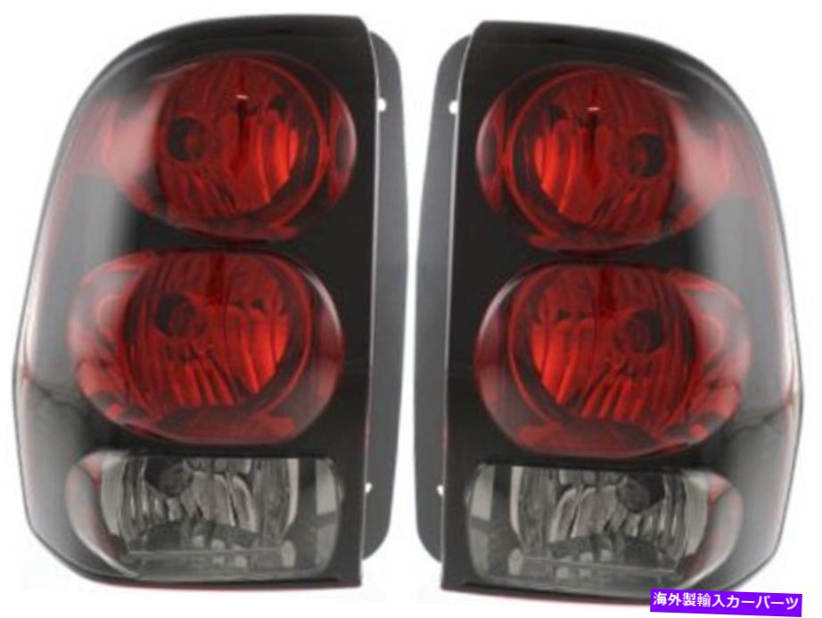 USテールライト 2002-2009シボレートレイルブレザーのためのドライバー＆旅客サイドテールライトテールランプ Driver & Passenger Side Tail Light Tail Lamp for 2002-2009 Chevrolet Trailblazer【並行輸入品】