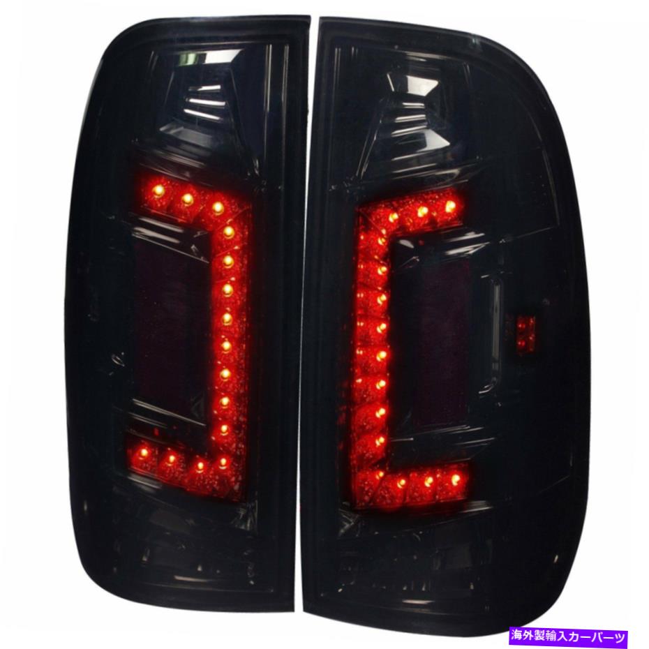 USテールライト 煙LEDテールライト99-07スーパーデューティ/ 97-03 F150リアブレーキストップシグナルランプ Smoke Led Tail Lights 99-07 Super Duty / 97-03 F150 Rear Brake Stop Signal Lamp【並行輸入品】