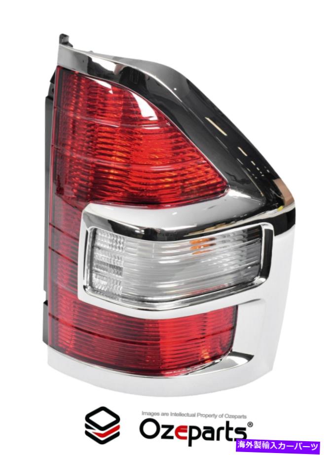 USテールライト Misubishi Pajero nm 00~02のRH右テールライトリアランプクロームリム3グローブ RH Right Tail Light Rear Lamp Chrome Rim 3 Globe For Misubishi Pajero NM 00~02【並行輸入品】