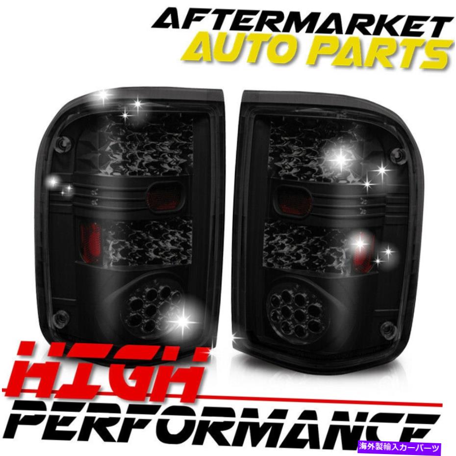 USテールライト 1993年 - 1999年フォードレンジャーLEDテールライトブラック/スモーク For 1993-1999 Ford Ranger LED Tail Light Black / Smoke【並行輸入品】
