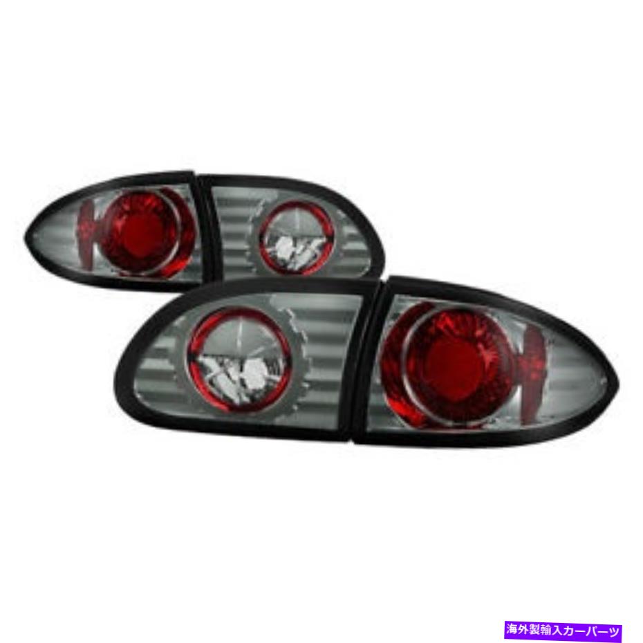 USテールライト Chevy 95-02キャバリアスモークレンズユーロスタイルリアテールライトセットブレーキランプ Chevy 95-02 Cavalier Smoke Lens Euro Style Rear Tail Lights Set Brake Lamp【並行輸入品】