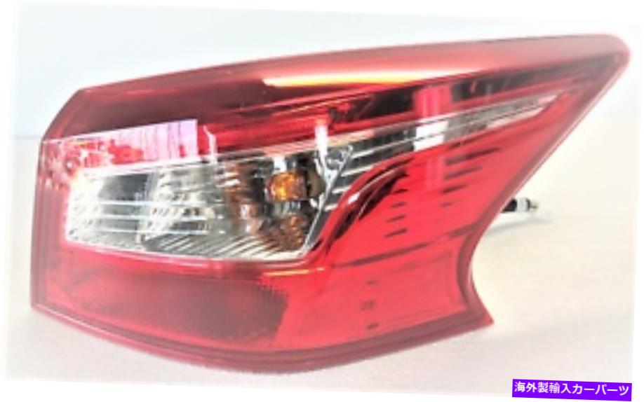 USテールライト 2016年2017年2017年2017年のための電球と新しい右乗客のテールライト New right passenger tail light with bulbs fit for 2016 2017 2018 Sentra sedan【並行輸入品】