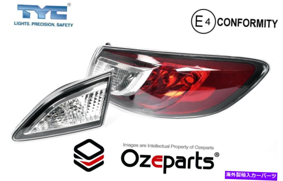 USテールライト Mazda 3 BL 09~13 Sedan Neo Maxx用RH右テールライト+インナーテールゲートランプを設定 Set RH Right Tail Light+Inner Tailgate Lamp For Mazda 3 BL 09~13 Sedan Neo Maxx【並行輸入品】