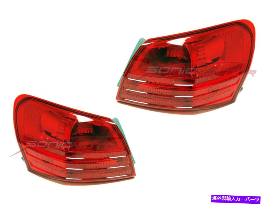 USテールライト 2008-2013日産ローグテールライトランプドライバー＆旅客サイドLH + RH For 2008-2013 Nissan Rogue Tail Lights Lamps Driver & Passenger Side LH+RH【並行輸入品】