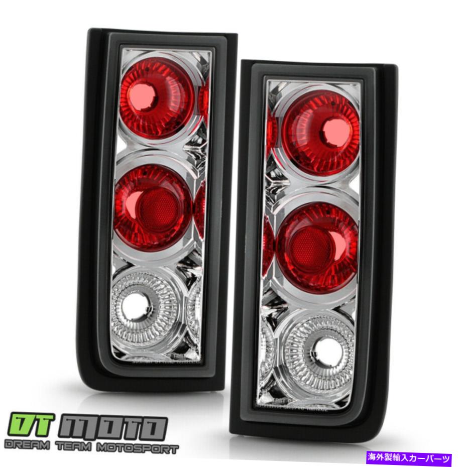 USテールライト 03-09ハマーH2 SUVクリアクロムアルテッツァリアテールライトブレーキランプ左+右 03-09 Hummer H2 Suv Clear Chrome Altezza Rear Tail Lights Brake Lamps Left+Right【並行輸入品】