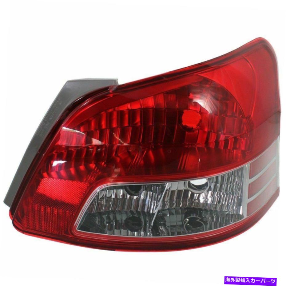 USテールライト 2007年から2011年のハロゲンテールライトTOYOTA YARISセダン右クリア＆レッドレンズカーパ Halogen Tail Light For 2007-2011 Toyota Yaris Sedan Right Clear & Red Lens CAPA【並行輸入品】