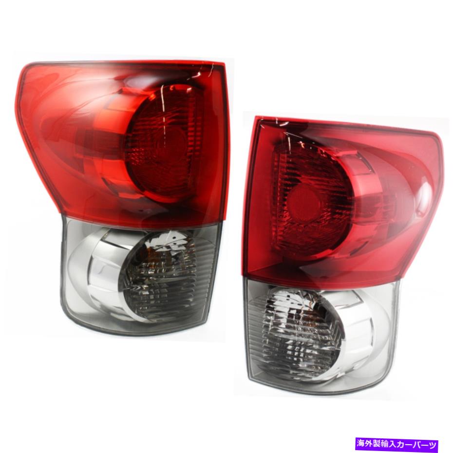 USテールライト 2007年から2009年の2テールライトのセットTOYOTA TUNDRA LH＆RH W / BULB（S） Set of 2 Tail Light For 2007-2009 Toyota Tundra LH & RH w/ Bulb(s)【並行輸入品】