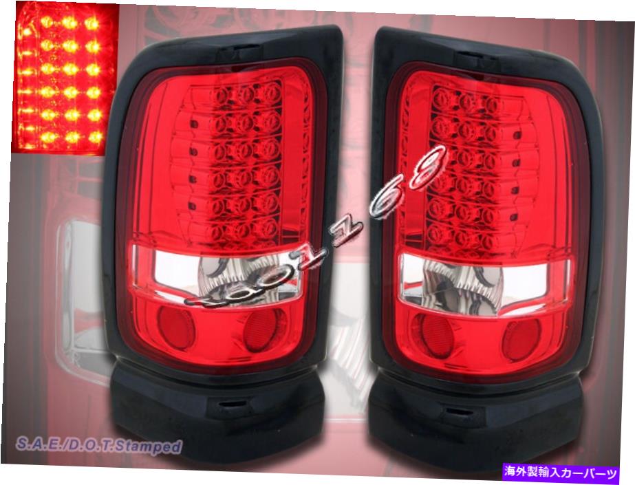 USテールライト 94 95 96 97 98 99 00 01ドッジRamテールライトLED Red 1500/2500/3500ピックアップ 94 95 96 97 98 99 00 01 DODGE RAM TAIL LIGHTS LED RED 1500/2500/3500 PICKUP【並行輸入品】 40,385円