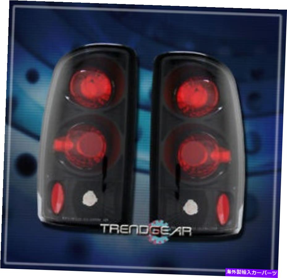 USテールライト 00-06 GMC郊外Tahoe Yukon DenaliテールライトブラックLS LT LTZ 01 02 03 04 05 00-06 GMC SUBURBAN TAHOE YUKON DENALI TAIL LIGHTS BLACK LS LT LTZ 01 02 03 04 05【並行輸入品】