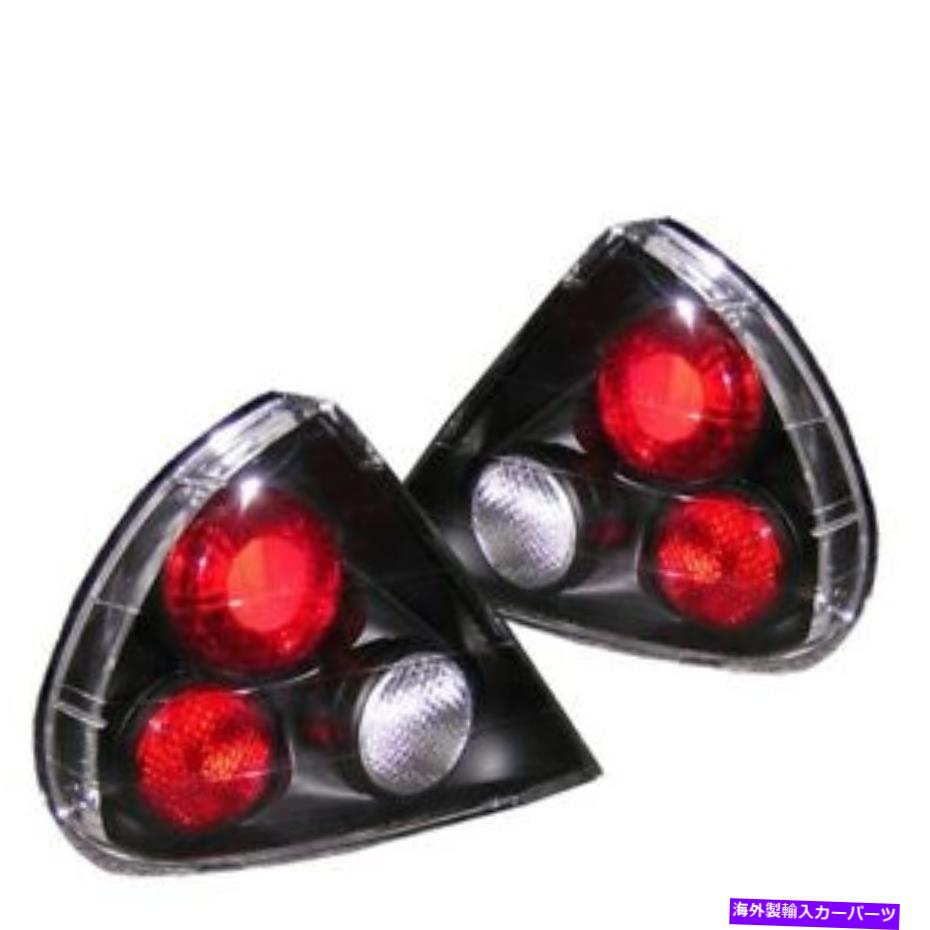 USテールライト スパイダーオート三菱ミラージュ99-02 2/4DRテールライトブラックALT-YD-ML99-BK Spyder Auto Mitsubishi Mirage 99-02 2/4Dr Tail Lights Black ALT-YD-ML99-BK【並行輸入品】