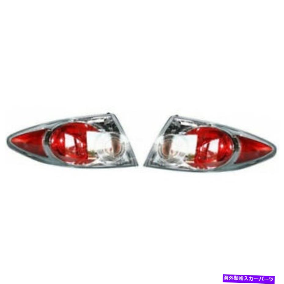 USテールライト Mazda 6外側テールライト2006-2008ペアRHとLH側ターボスタンダード For Mazda 6 Outer Tail Light 2006-2008 Pair RH and LH Side w/o Turbo Standard【並行輸入品】