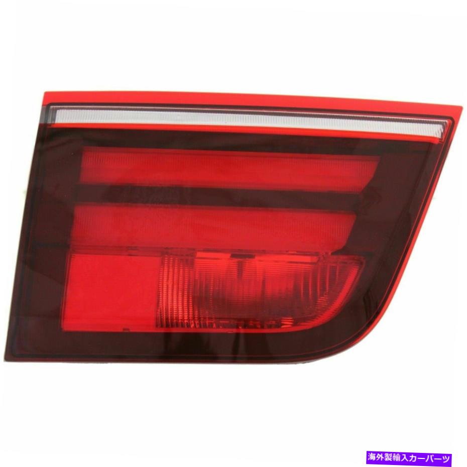 USテールライト 2011-2013 BMW X5左インナークリア＆レンズW /電球のためのハロゲンテールライトにフィット FITS Halogen Tail Light For 2011-2013 BMW X5 Left Inner Clear & Red Lens w/ Bulb【並行輸入品】