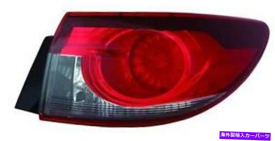 USテールライト 2014年2015年マツダ6リアテールライトTaillamp旅客サイドCapa認定 For 2014 2015 Mazda 6 Rear Tail Light Taillamp Passenger Side Capa Certified【並行輸入品】