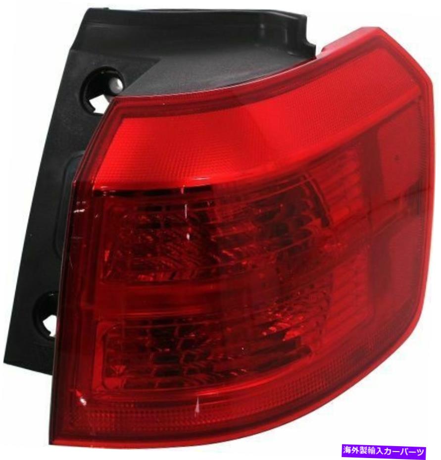 USテールライト 10-16 GMC地形助手席側外側のボディのテールライト Tail Light For 10-16 GMC Terrain Passenger Side Outer Body Mounted【並行輸入品】