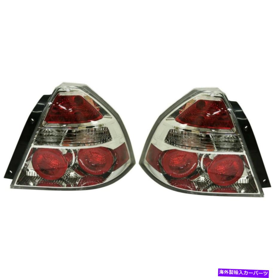 USテールライト 2007年から2008年のハロゲンテールライトセットChevrolet Aveo Sedan Clear / Red W / Bulbs 2 PCS Halogen Tail Light Set For 2007-2008 Chevrolet Aveo Sedan Clear/Red w/Bulbs 2Pcs【並行輸入品】 40,385円