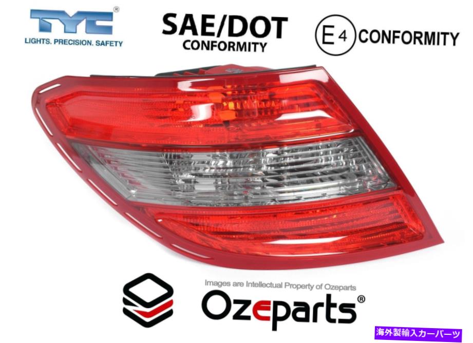 USテールライト LH左テールライトランプメルセデスベンツCクラスW204セダン07~11 LH Left Tail Light Lamp No LED Tint For Mercedes Benz C Class W204 Sedan 07~11【並行輸入品】