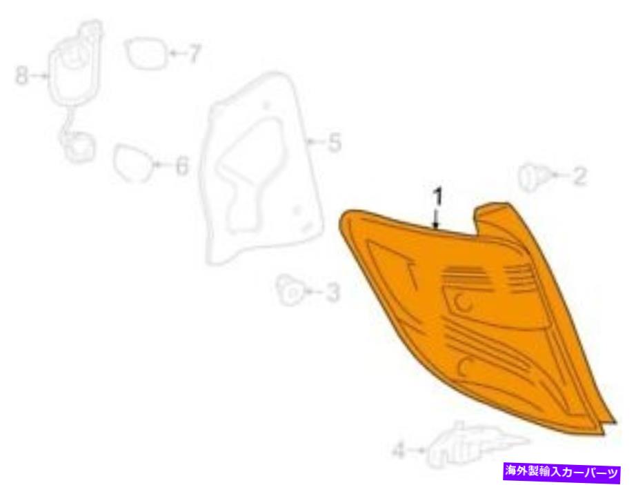 USテールライト トヨタ純正テールライトアセンブリの後ろの315610D620 For Toyota Genuine Tail Light Assembly Rear Left 815610D620【並行輸入品】