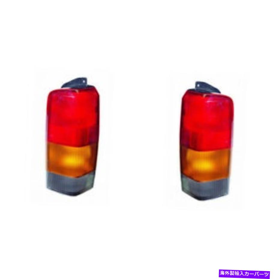 USテールライト JEEPチェロキーテールライトユニット1997-2001ペアRHとLHサイドカーパCH2800128 For Jeep Cherokee Tail Light Unit 1997-2001 Pair RH and LH Side CAPA CH2800128【並行輸入品】