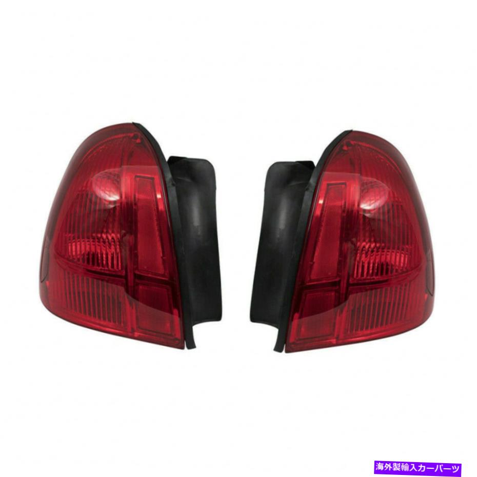 USテールライト FITS 2003 - 2005リンカーンタウンカーテールライトペアサイド Fits 2003 - 2005 LINCOLN TOWN CAR Tail Light Pair Side【並行輸入品】
