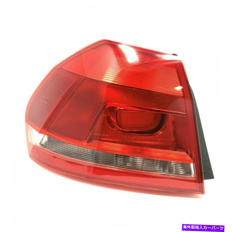 USテールライト フォットフォンズワーゲンパッセットテールライト2012 13 14 2015ドライバサイドドットVW2804108 Fits Volkswagen Passat Tail Light 2012 13 14 2015 Driver Side DOT VW2804108【並行輸入品】