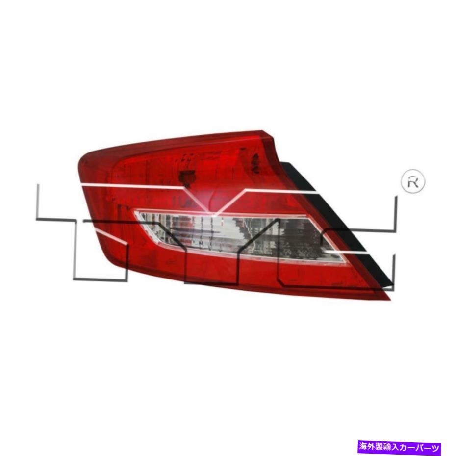 USテールライト Taillightは2013年のシビックな新しいカーパam Assyの在庫が残っています Taillight Fits 2013 Civic New CAPA AM Assy In Stock Premium Left【並行輸入品】