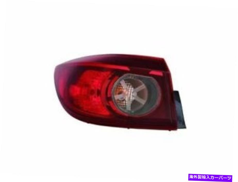 USテールライト 2014-2018 Mazda 3 Sport 2015 C982QSのための左 - ドライバ側テールライトアセンブリ Left - Driver Side Tail Light Assembly For 2014-2018 Mazda 3 Sport 2015 C982QS【並行輸入品】