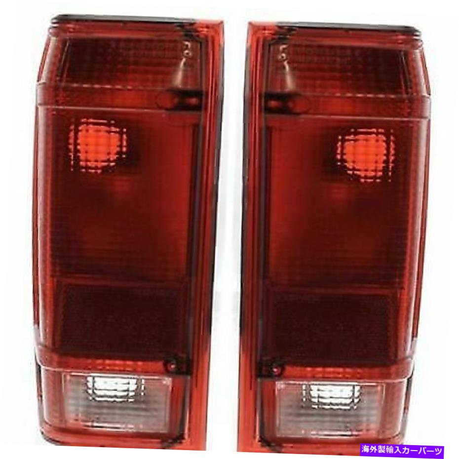 USテールライト 91-92フォードレンジャードライバーと助手席側のペアテールライト Pair Tail Light for 91-92 Ford Ranger Driver & Passenger Side【並行輸入品】