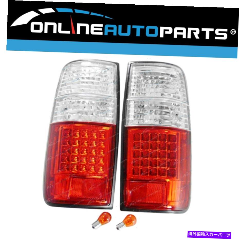 USテールライト Toyota Landcruiser 80シリーズHDJ80 FZJ80 HZJ80のためのクリアLEDテールライトLH + RH Clear LED Tail Lights LH+RH for Toyota Landcruiser 80 Series HDJ80 FZJ80 HZJ80【並行輸入品】